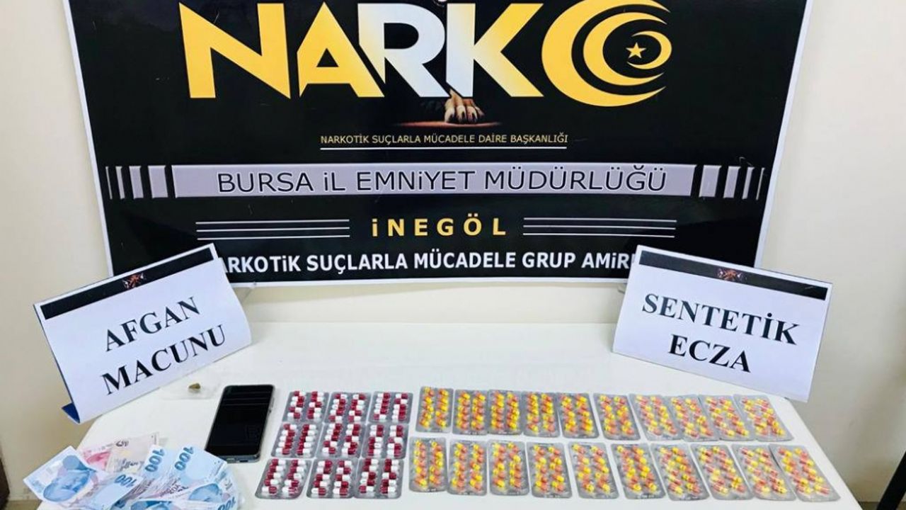 Afgan macunu ile yakalandı