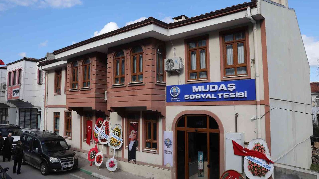 Mudanya Belediyesi MUDAŞ sosyal tesisi açıldı