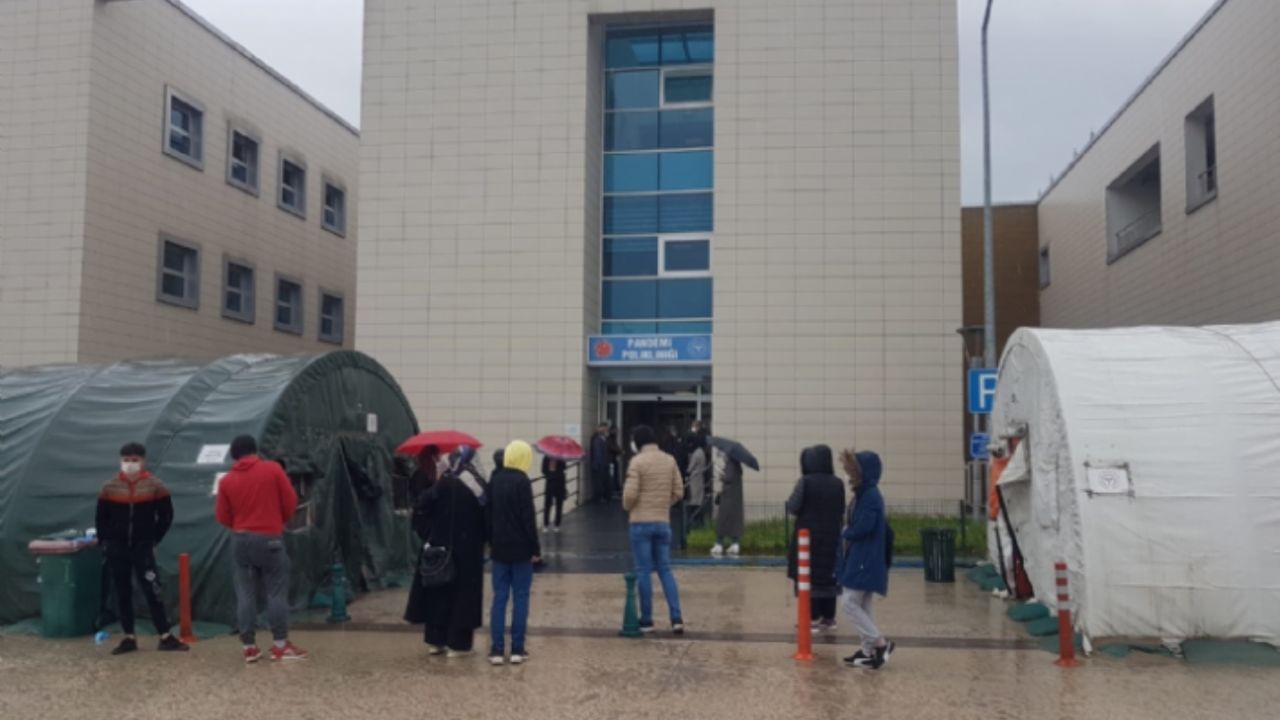 Hastanede test yoğunluğu