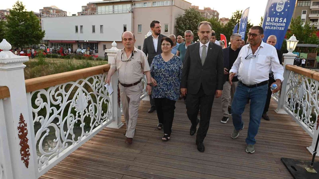 Bursa Ayvalıdereye estetik yaya köprüleri