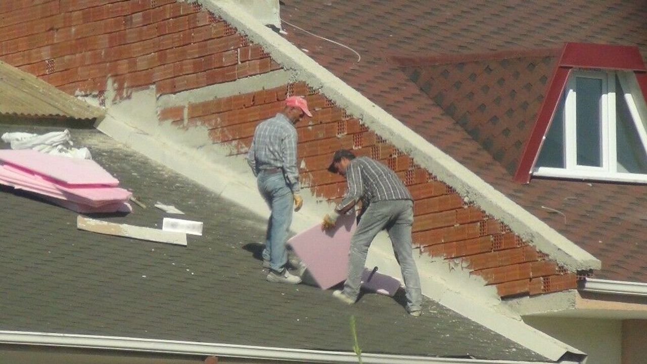 Binanın tepesinde ölümle dans