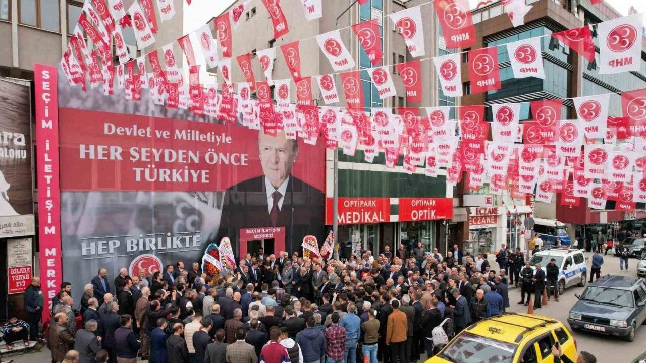 MHP Bursa Seçim Merkezi açıldı