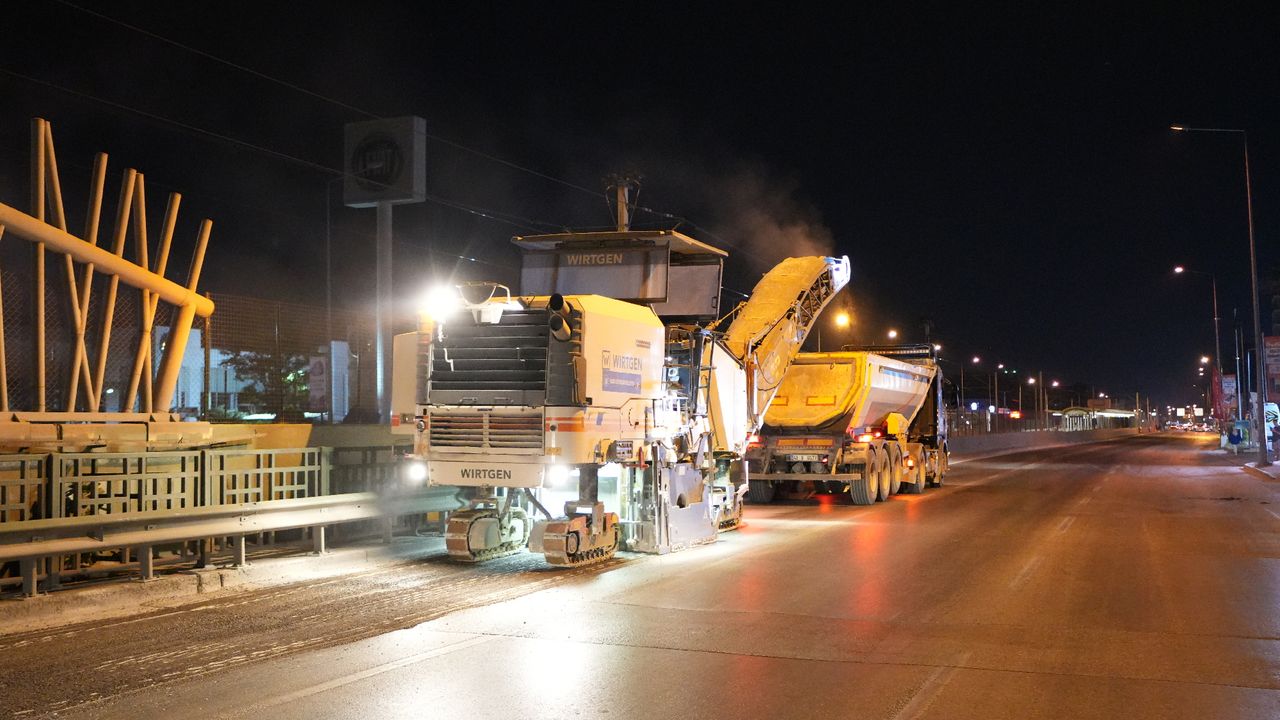 Ankara yolu etap etap yenileniyor