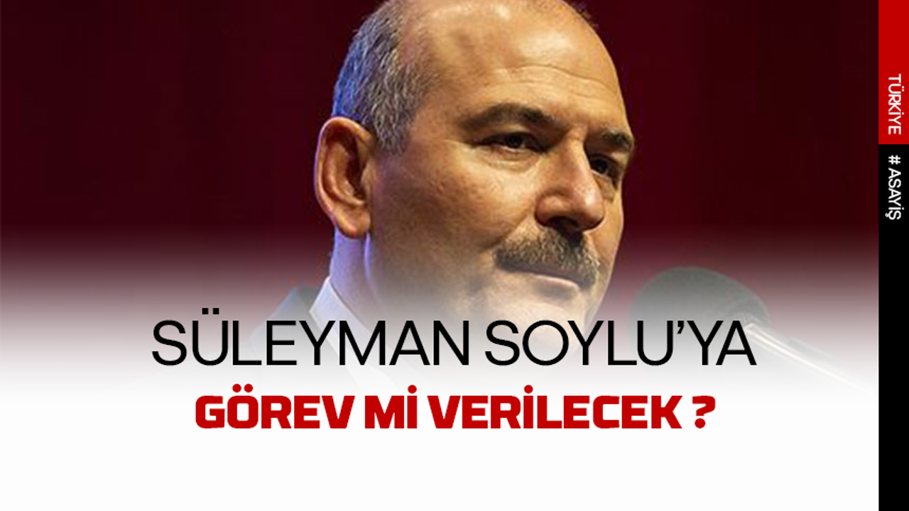Erdoğan Süleyman Soylu'ya görev mi verecek?