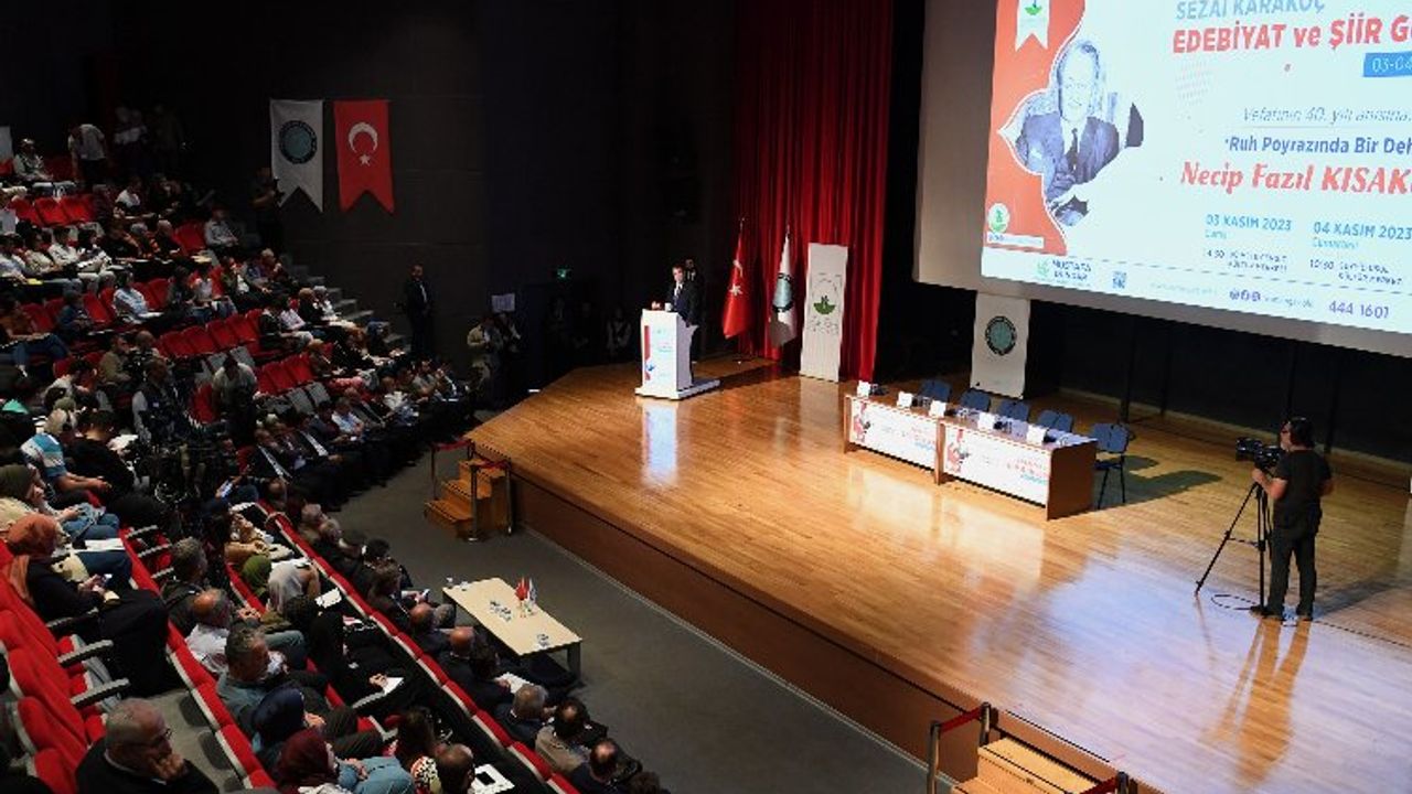 Bursa Osmangazi'de 'Necip Fazıl' konuşuldu