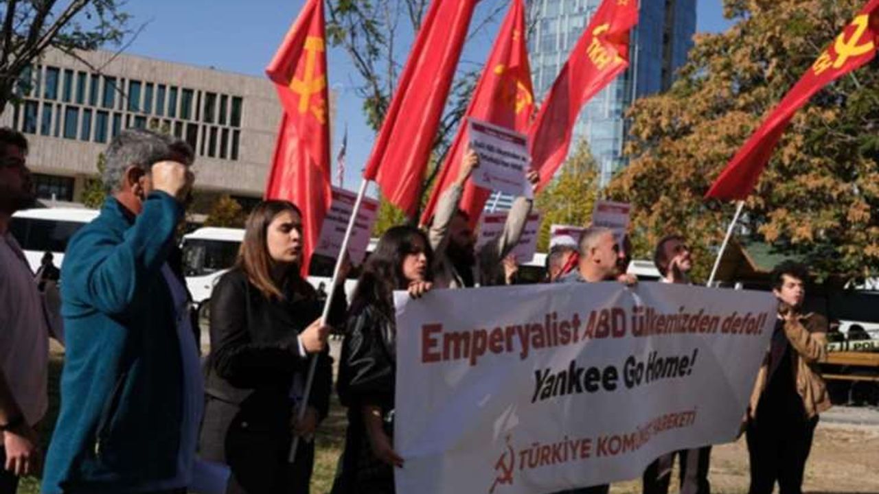 ABD Büyükelçiliği Önünde Blinken Protestosu: TKH'dan Sert Tepki