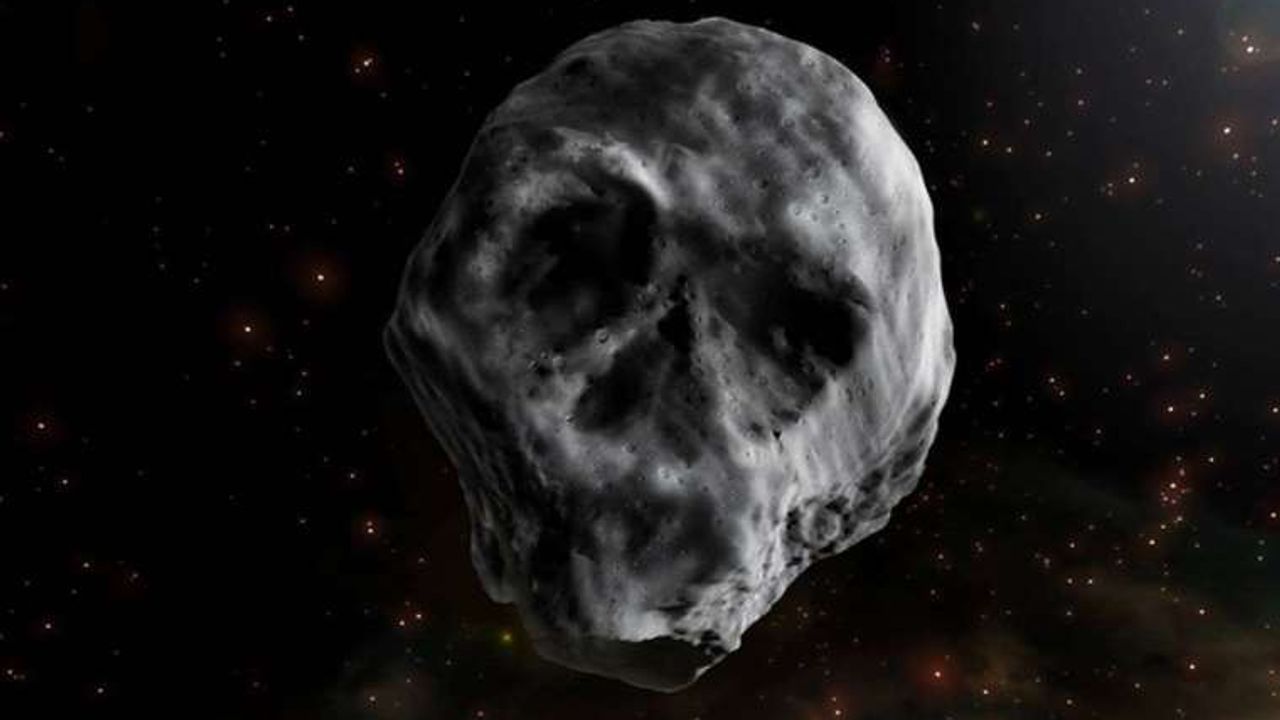 Kafatası Görünümlü Asteroitin Dünya Yakınındaki Görkemli Geçişi
