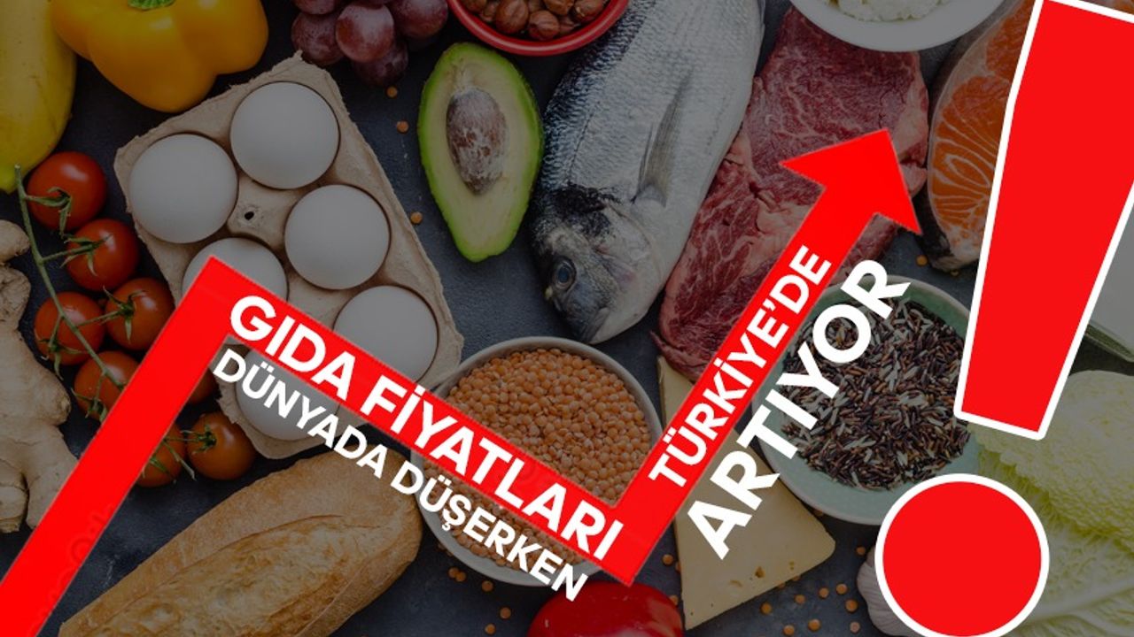 Ekim Ayında Gıda Fiyatları Dünyada Düşerken Türkiyede Artıyor