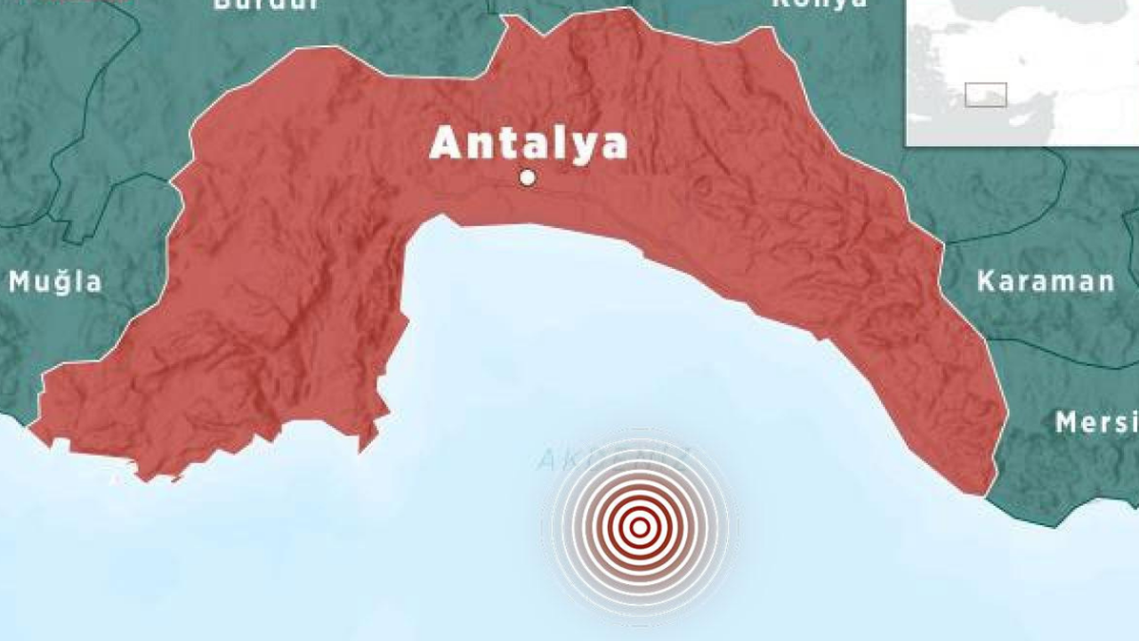 SON DAKİKA|  Antalya'da deprem mi oldu? AFAD – Kandilli son depremler listesi