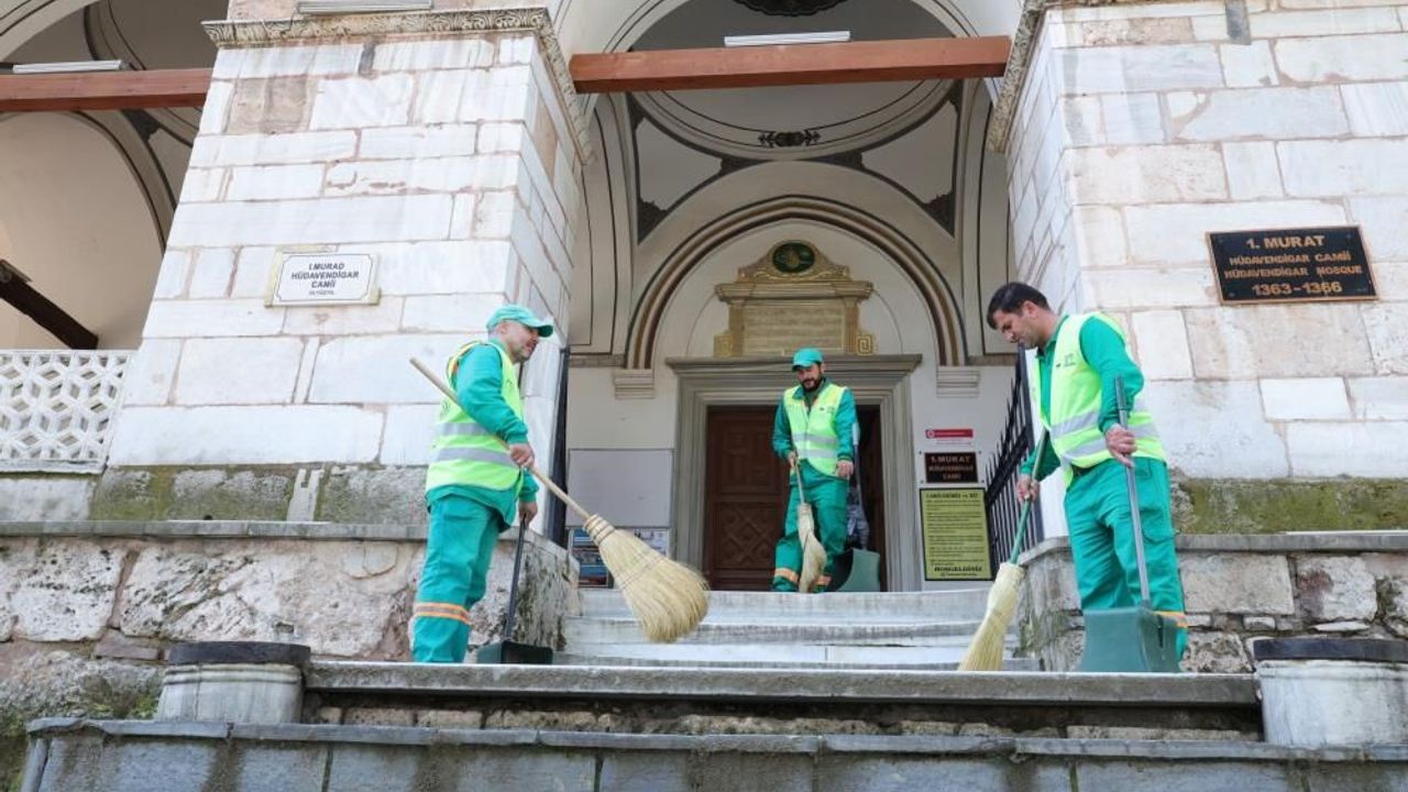 Bursa'da tarihi alanlar için özel temizlik ekibi kuruldu!