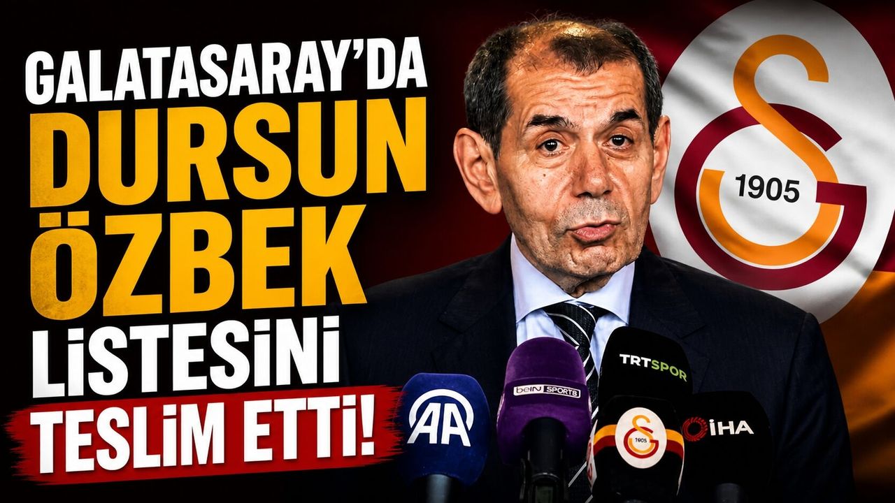 Galatasaray’da Dursun Özbek Listesini Teslim Etti