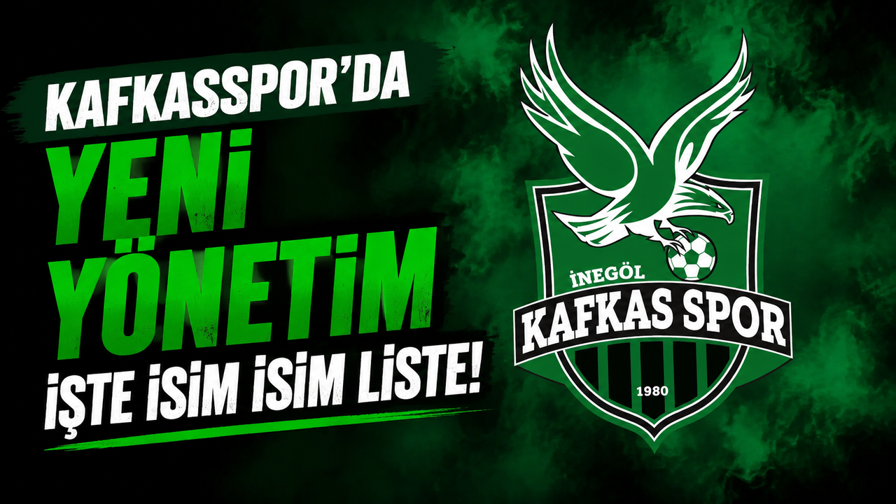 Kafkasspor'da yeni yönetim işte isim isim liste