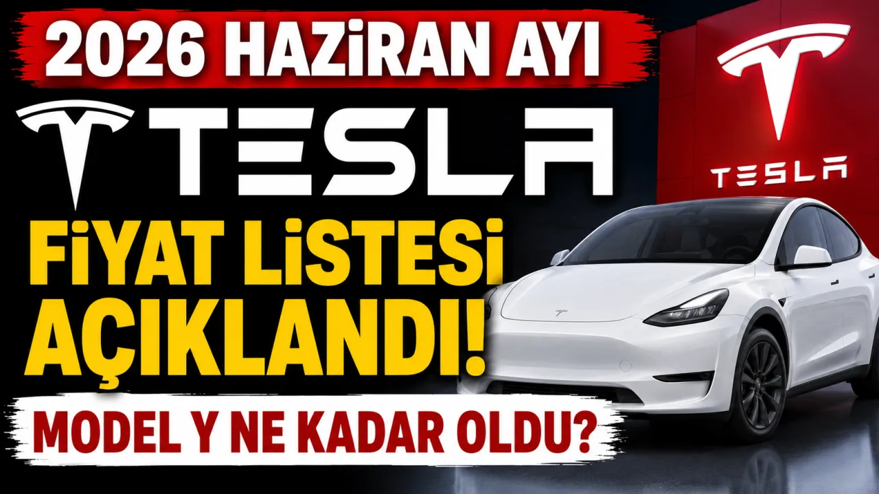 2026 Haziran Ayı Tesla Fiyat Listesi Açıklandı! Model Y Ne Kadar Oldu?