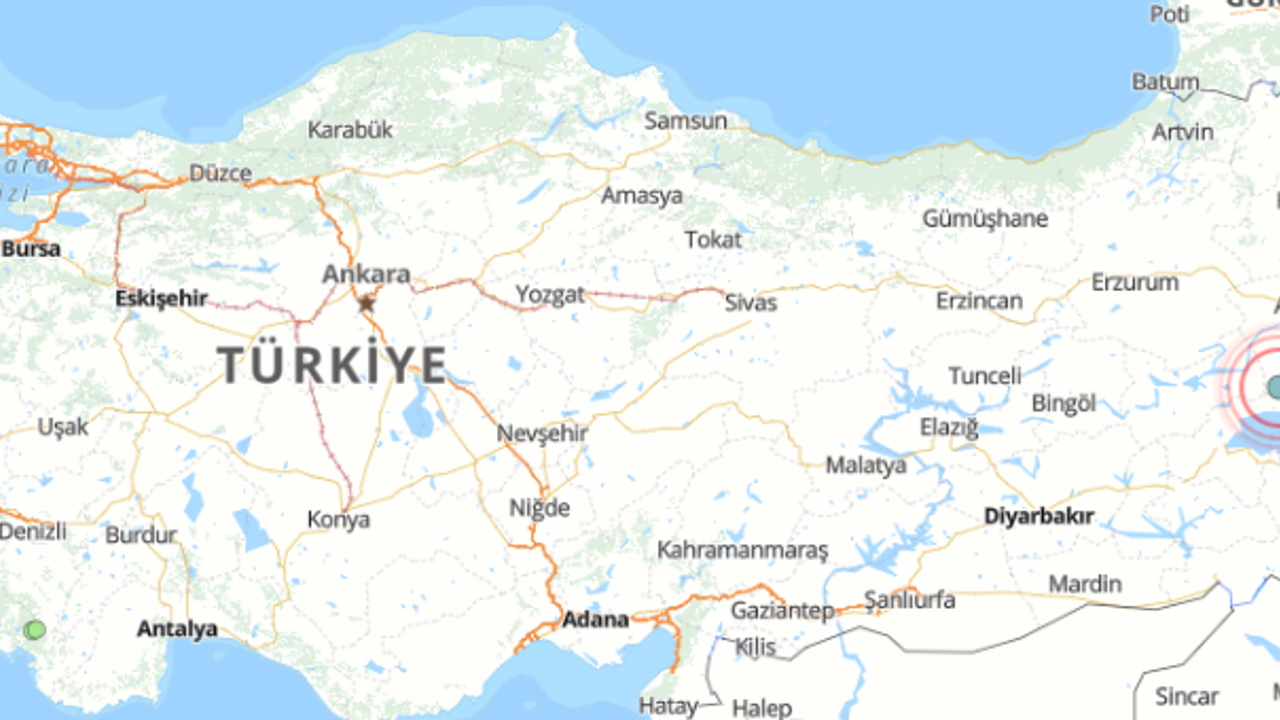 SON DAKİKA|  Ağrı’da deprem mi oldu? AFAD – Kandilli son depremler listesi