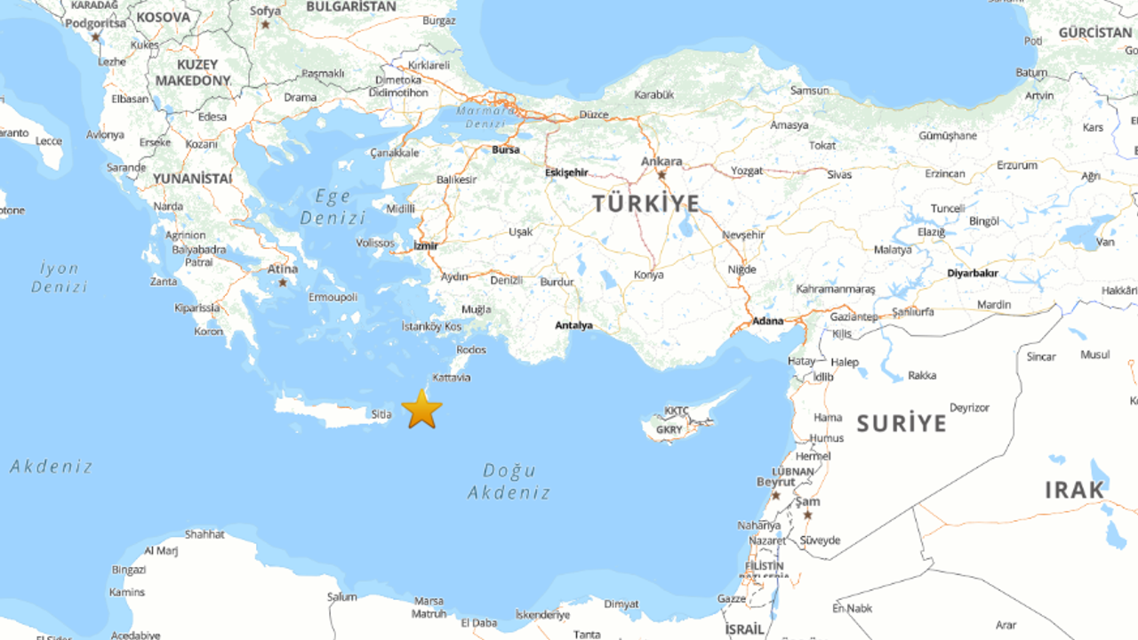SON DAKİKA| Akdeniz’de deprem mi oldu? AFAD – Kandilli son depremler listesi