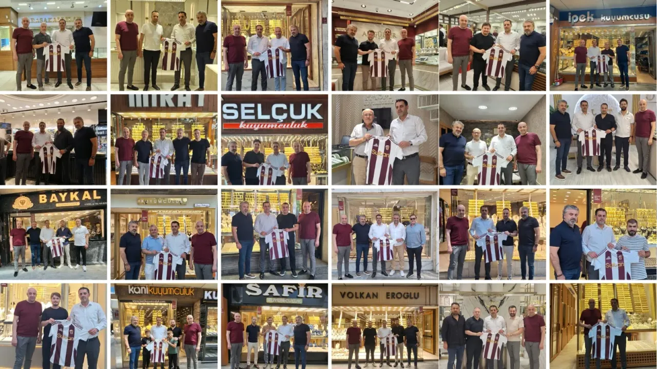 Kuyumcu esnafından İnegölspor’a yeni sezon desteği
