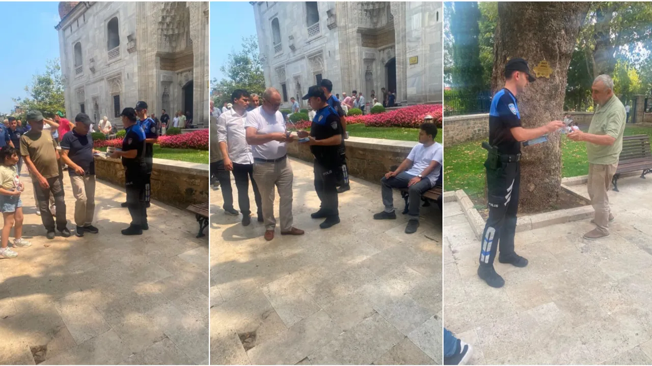 Bursa’da polisten cuma namazı sonrası dikkat çeken uyarılar