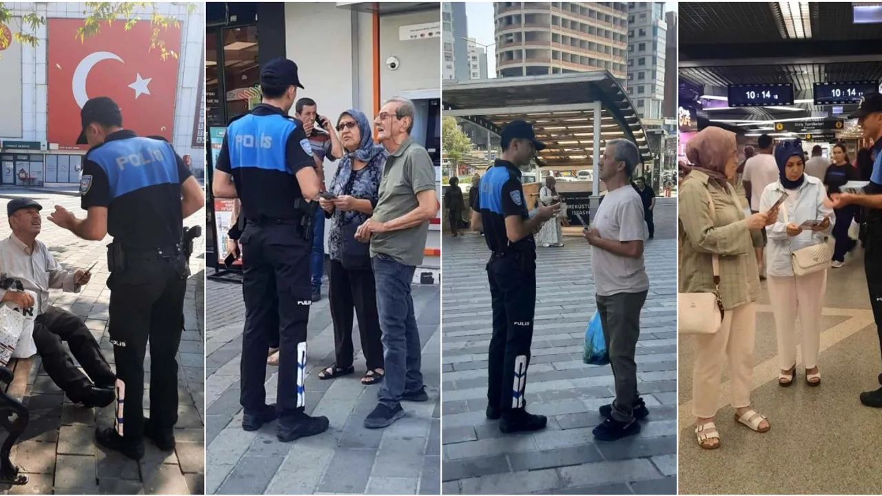Bursa’da polisten kapsamlı bilgilendirme: 2 bin broşür dağıtıldı