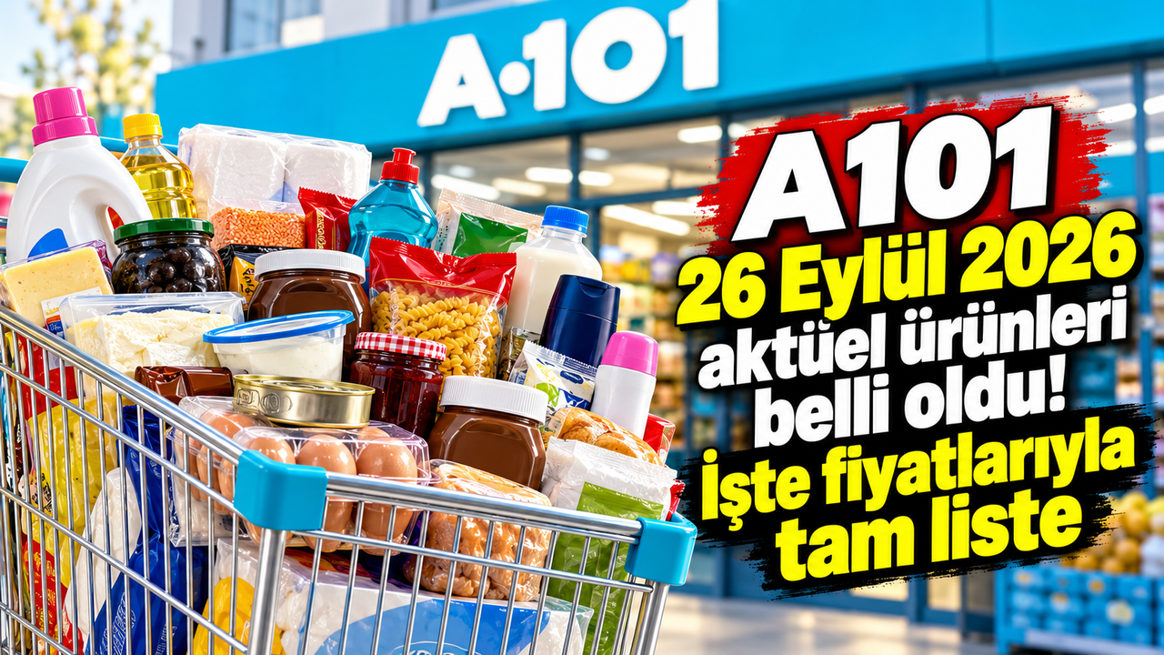 A101 26 Eylül 2026 aktüel ürünleri belli oldu! İşte fiyatlarıyla tam liste