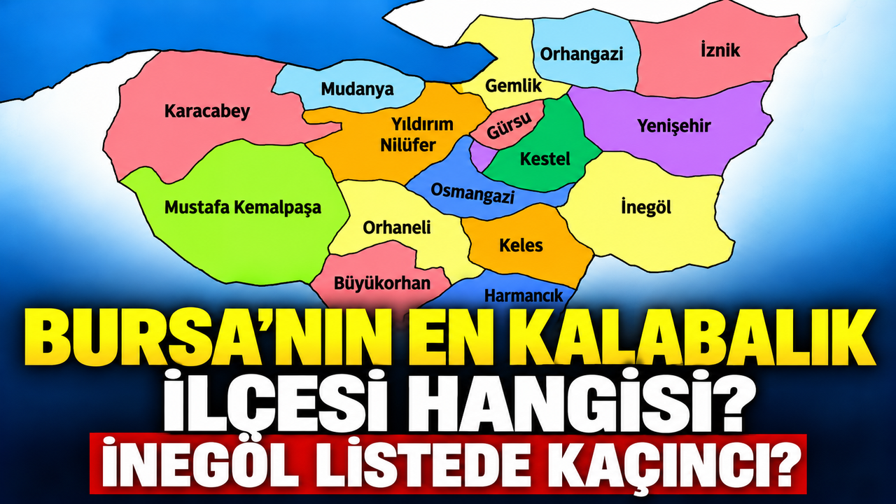 Bursa’nın en kalabalık ilçesi hangisi? İnegöl listede kaçıncı?