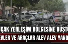 Uçak Yerleşim Bölgesine Düştü: Evler ve Araçlar Alev Alev Yandı!