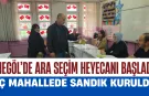 İnegöl’de Ara Seçim Heyecanı Başladı: Üç Mahallede Sandık Kuruldu