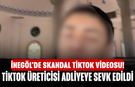 İnegöl'de Skandal TikTok Videosu! TikTok Üreticisi Adliyeye Sevk Edildi