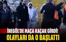 İnegöl'de maça kaçak girdi! Olayları da o başlattı