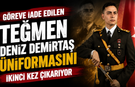 Göreve iade edilen Teğmen Deniz Demirtaş üniformasını ikinci kez çıkarıyor