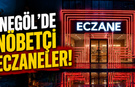 İnegöl'de Nöbetçi Eczaneler!