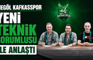 İnegöl Kafkasspor, Yeni Teknik Sorumlusu ile Anlaştı