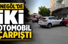 İnegöl’de İki Otomobil Çarpıştı