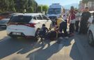 İnegöl’de otomobilin çarptığı kadın yaralandı