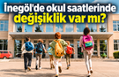 İnegöl’de okulların ilk gününde eğitim saatleri değişecek mi? Milli Eğitim Müdürlüğü açıkladı