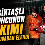Beşiktaşlı oyuncunun takımı turnuvadan elendi