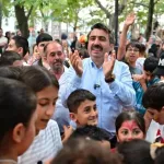 Başkan Yılmaz miniklerin sevincine ortak oldu