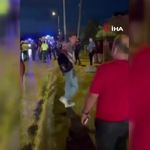 Büyükçekmece’de havalimanı servisi devrildi: 18 kişi yaralandı