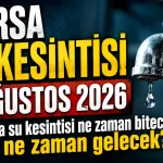 BURSA SU KESİNTİSİ 2 AĞUSTOS 2026 | Bursa'da su kesintisi ne zaman bitecek, sular ne zaman gelecek?