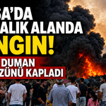 Bursa’da Hurdalık Alanda Yangın! Yoğun Duman Gökyüzünü Kapladı