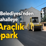 İnegöl Belediyesi’nden yeni mahalleye 64 araçlık otopark