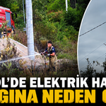 İnegöl’de elektrik hatları yangına neden oldu