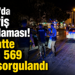 Bursa’da Asayiş Uygulaması! 2 saatte 2 bin 569 kişi sorgulandı