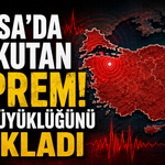 Bursa’da korkutan deprem! AFAD büyüklüğünü açıkladı