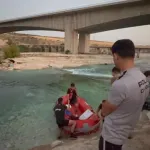 Fırat Nehri’nde su seviyesi aniden yükseldi! Mahsur kalan 10 kişi kurtarıldı