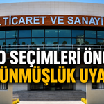 İTSO Seçimleri Öncesi Bölünmüşlük Uyarısı!