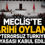 Meclis’te tarihi oylama! “Terörsüz Türkiye” yasası kabul edildi