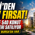 TOKİ'den dev fırsat, 51 ilde 540 konut ve iş yeri satılıyor! Listede Bursa'da var