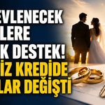 Yeni Evlenecek Gençlere Büyük Destek! Faizsiz Kredide Şartlar Değişti