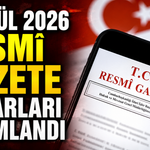 1 Eylül 2026 Resmî Gazete kararları yayımlandı! İşte bugünün Resmî Gazete’si