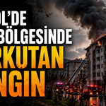 İNEGÖL’DE TOKİ BÖLGESİNDE KORKUTAN YANGIN